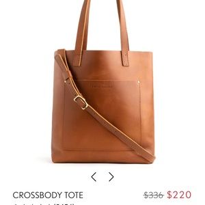 Lovely Honey Portland leather medium tote.